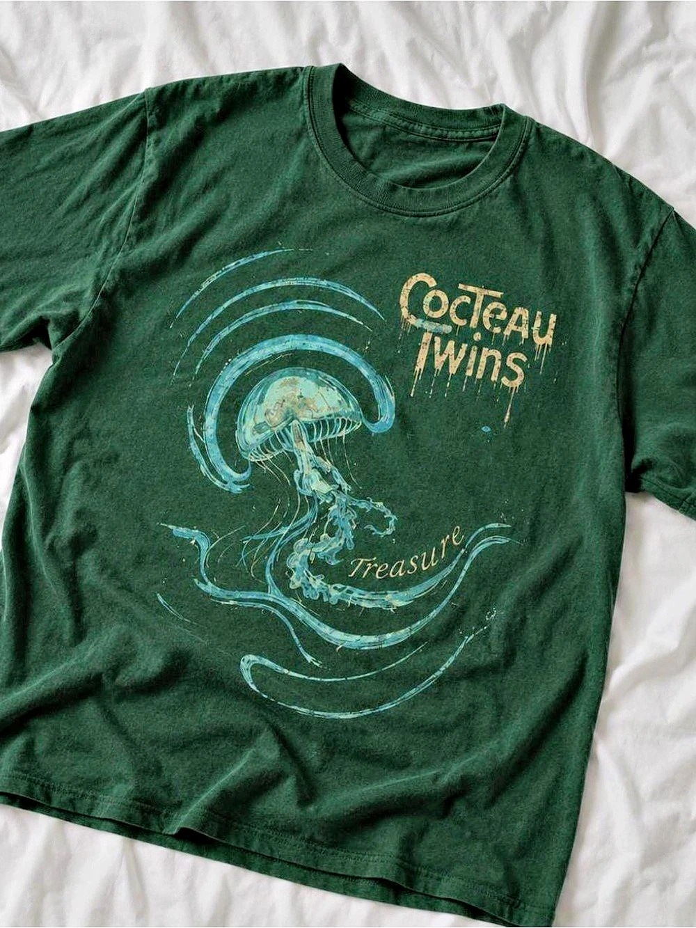 Gildan Heavy Cotton T-Shirt Graphic Tee Green